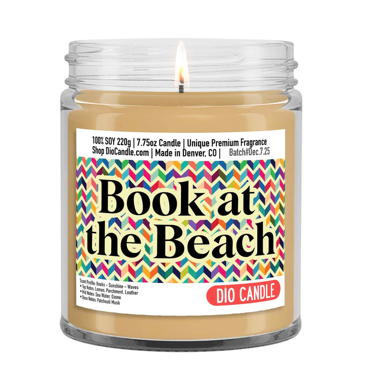 Book at the Beach Candle