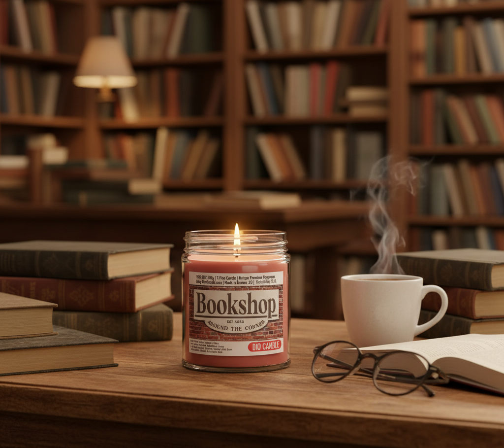 Bookshop Candle