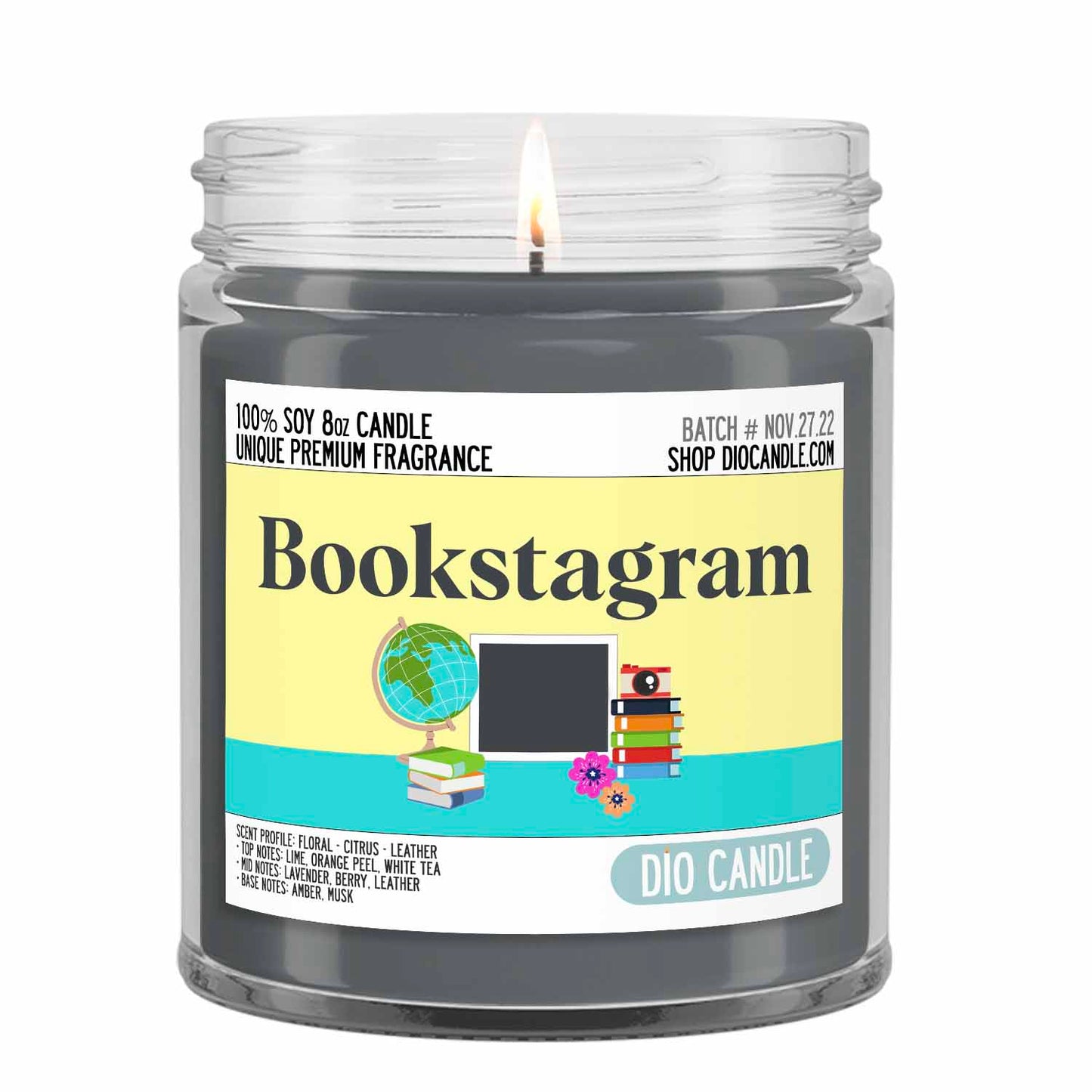 Bookstagram Candle