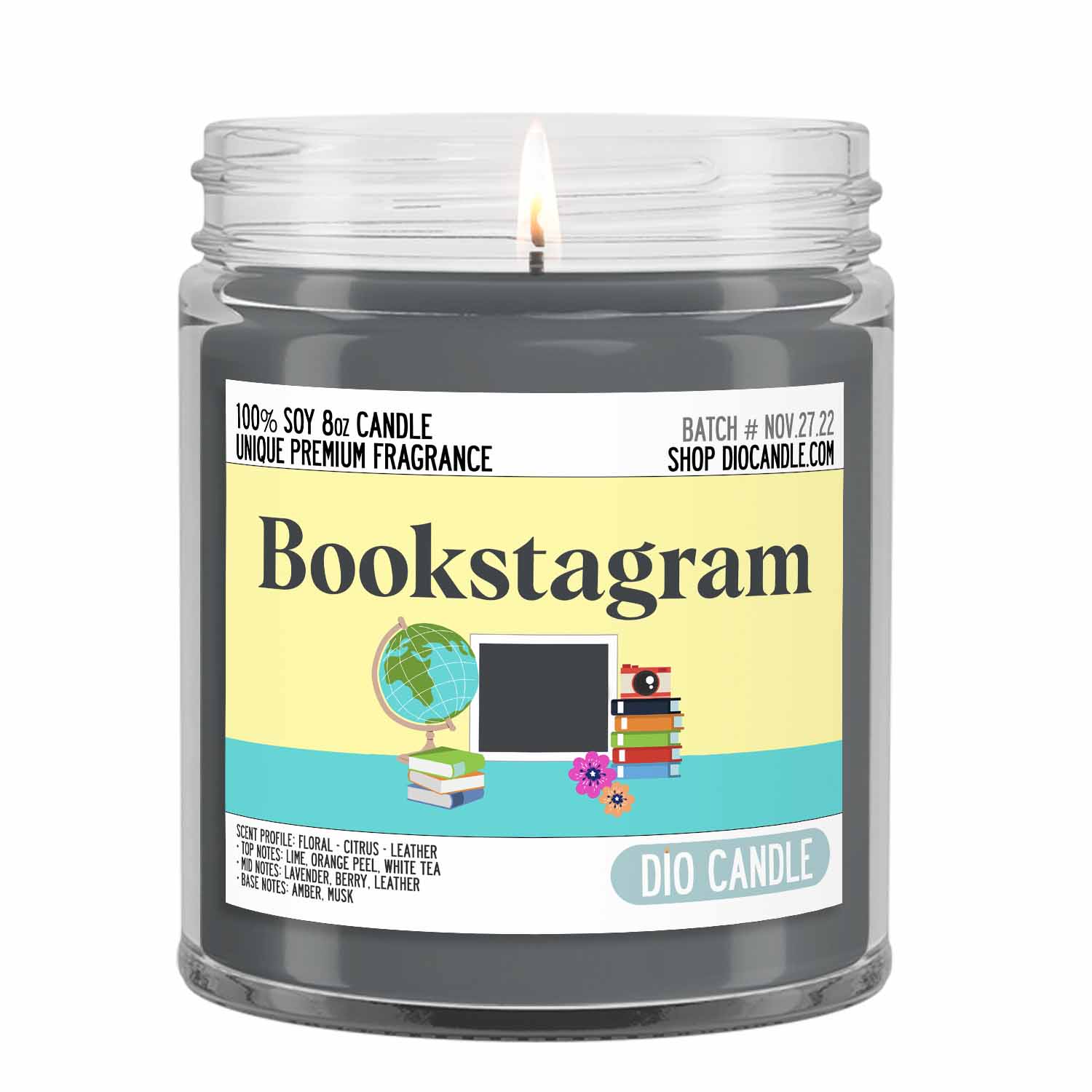 Bookstagram Candle