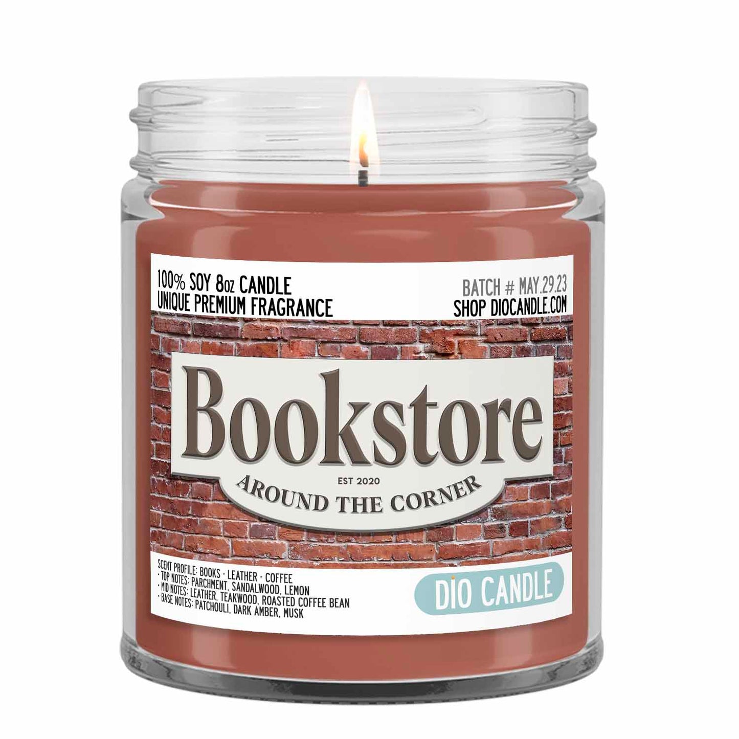 Bookstore Candle