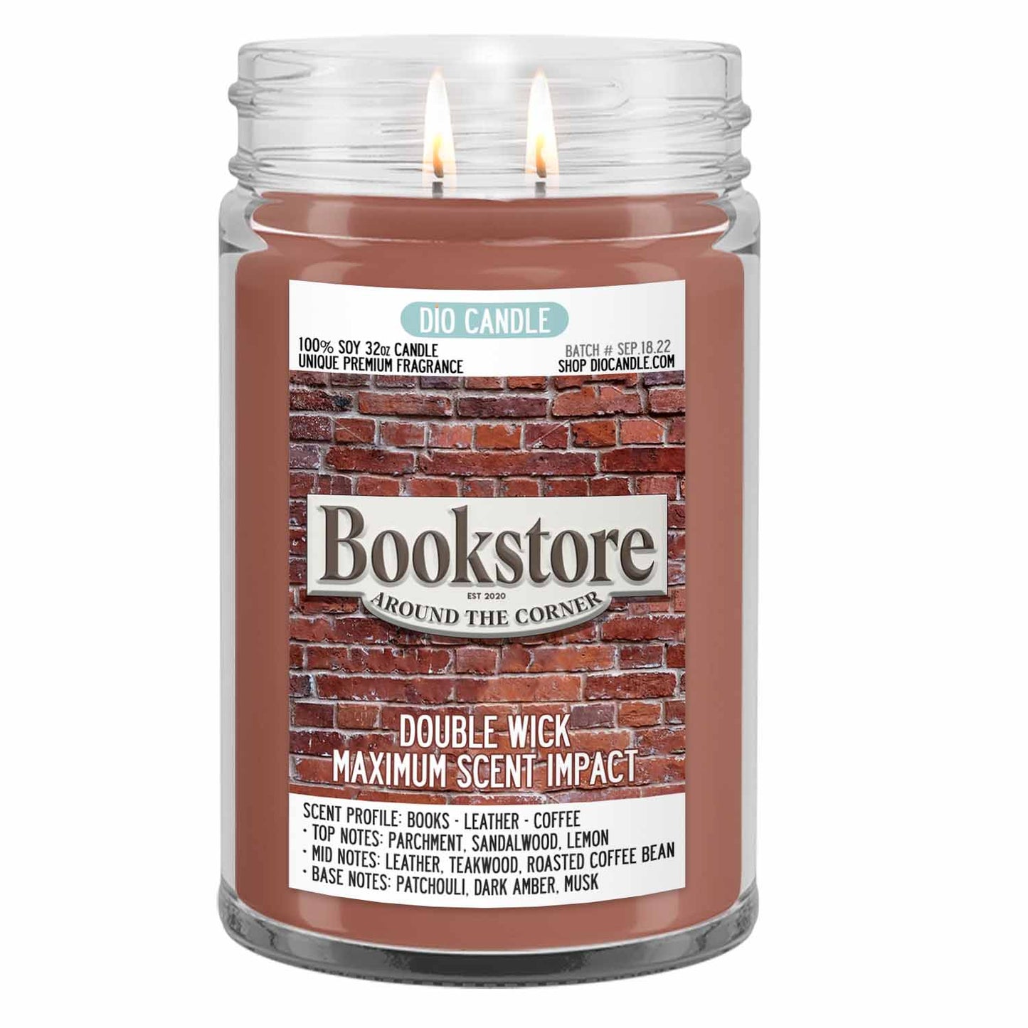 Bookstore Candle