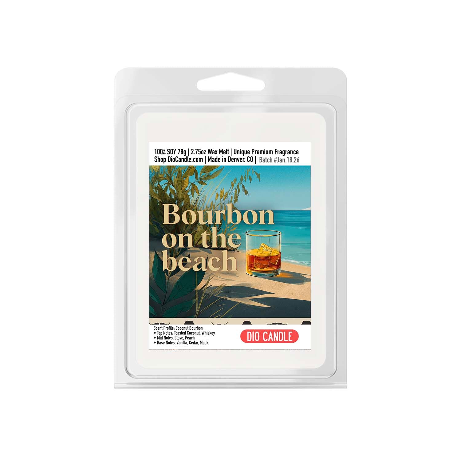 Bourbon on the Beach Candle