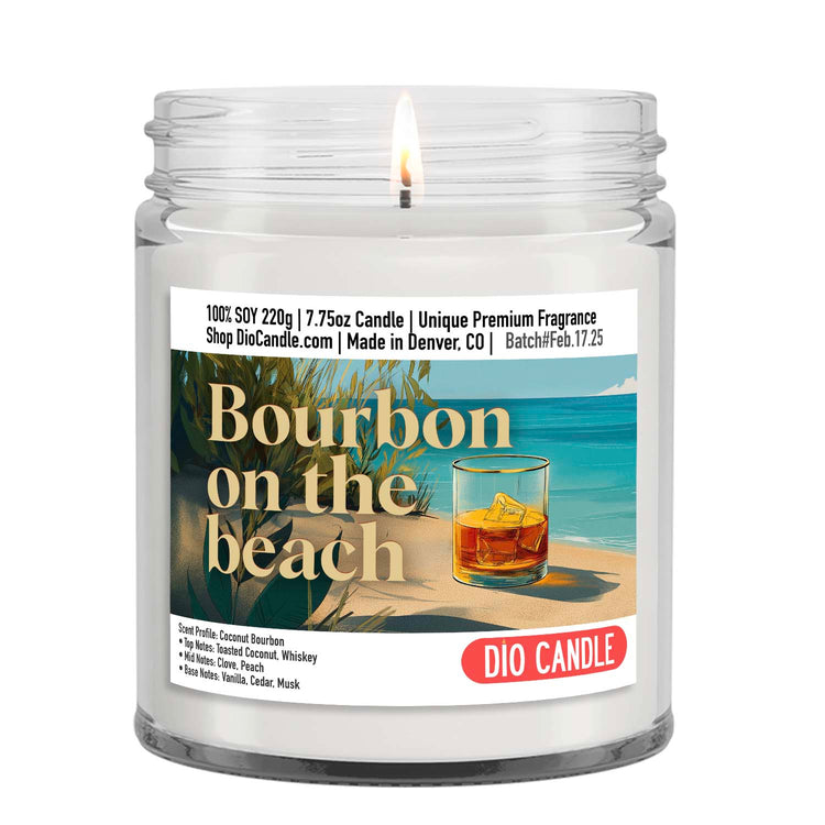 Bourbon on the Beach Candle