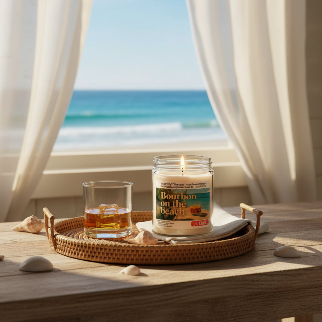 Bourbon on the Beach Candle