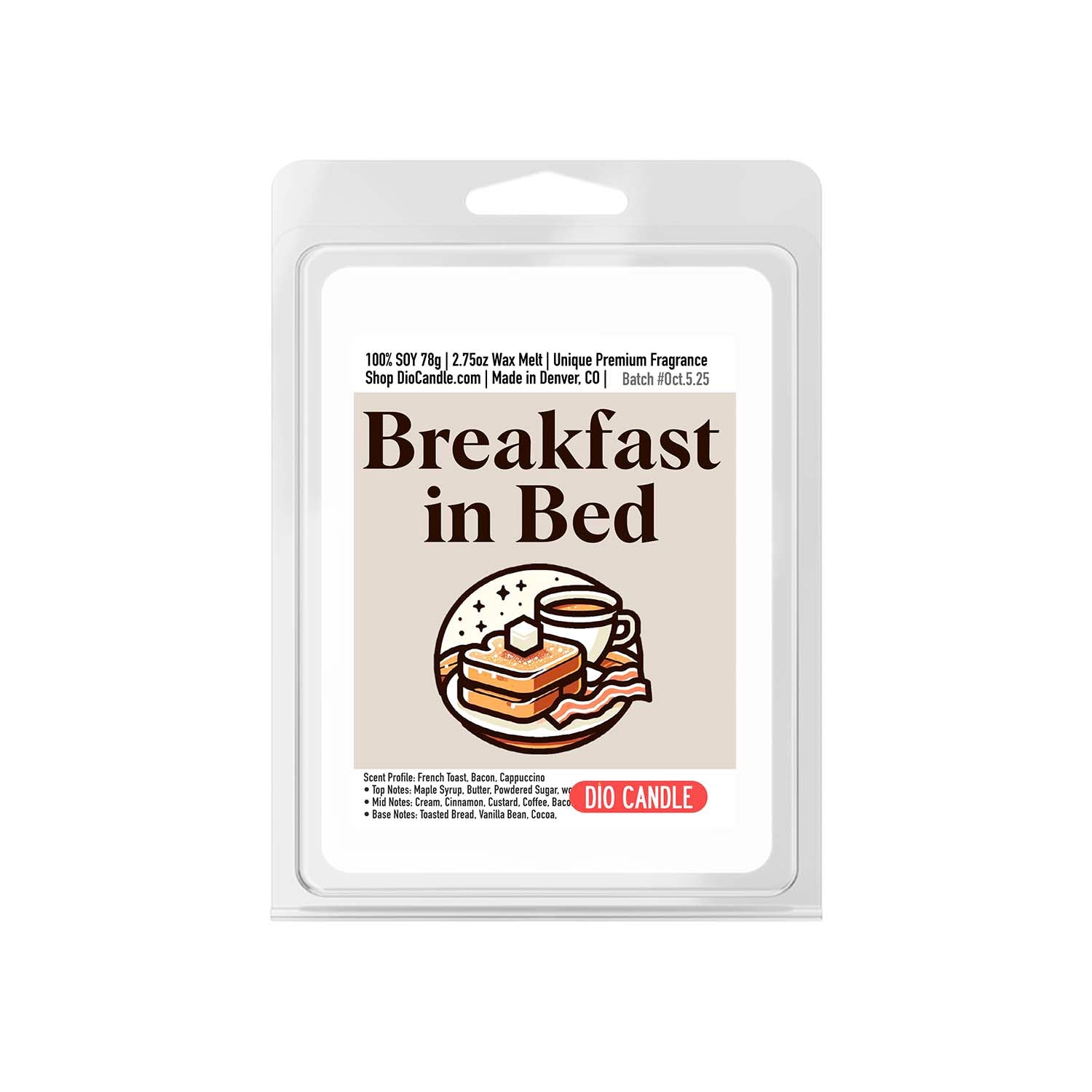 Breakfast in Bed Candle
