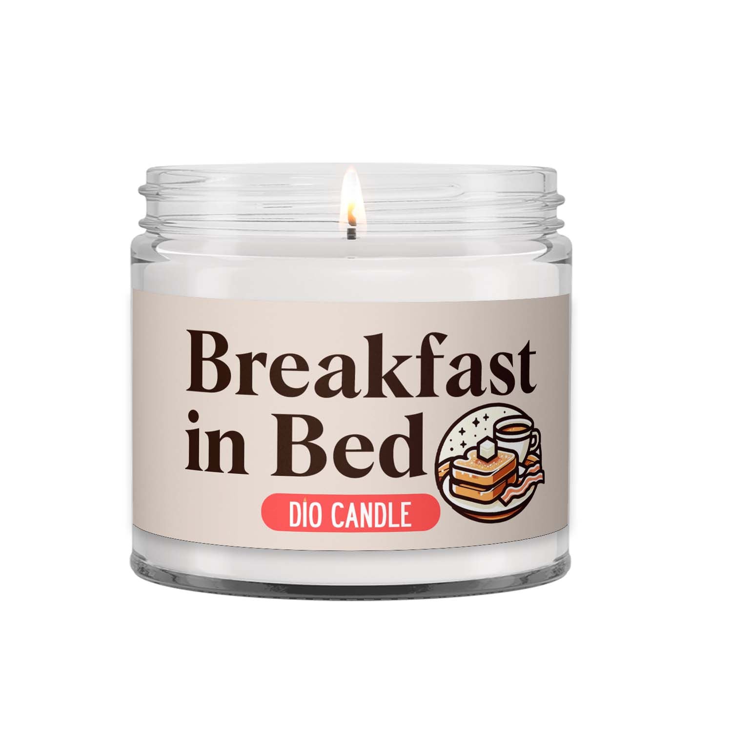 Breakfast in Bed Candle