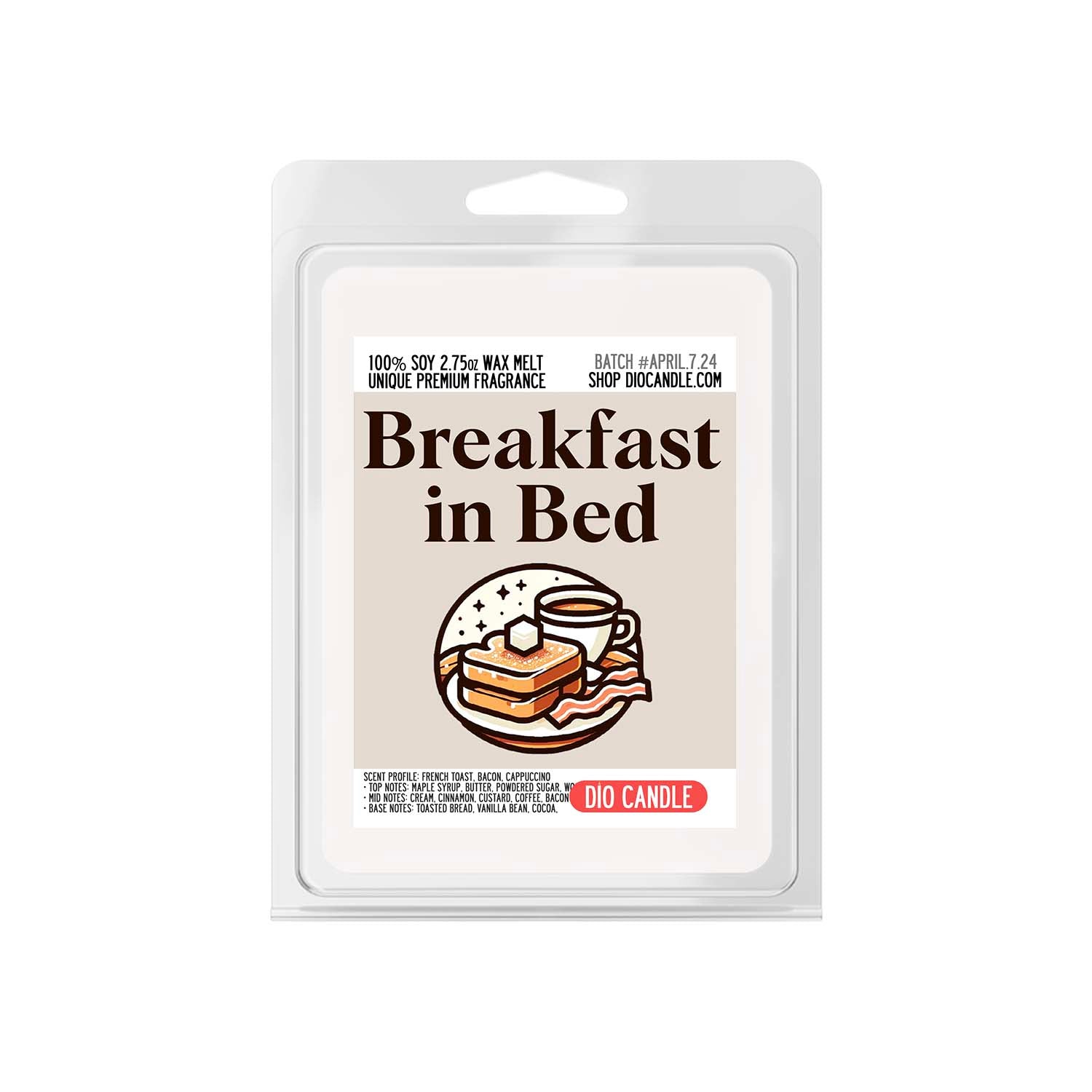 Breakfast in Bed Candle