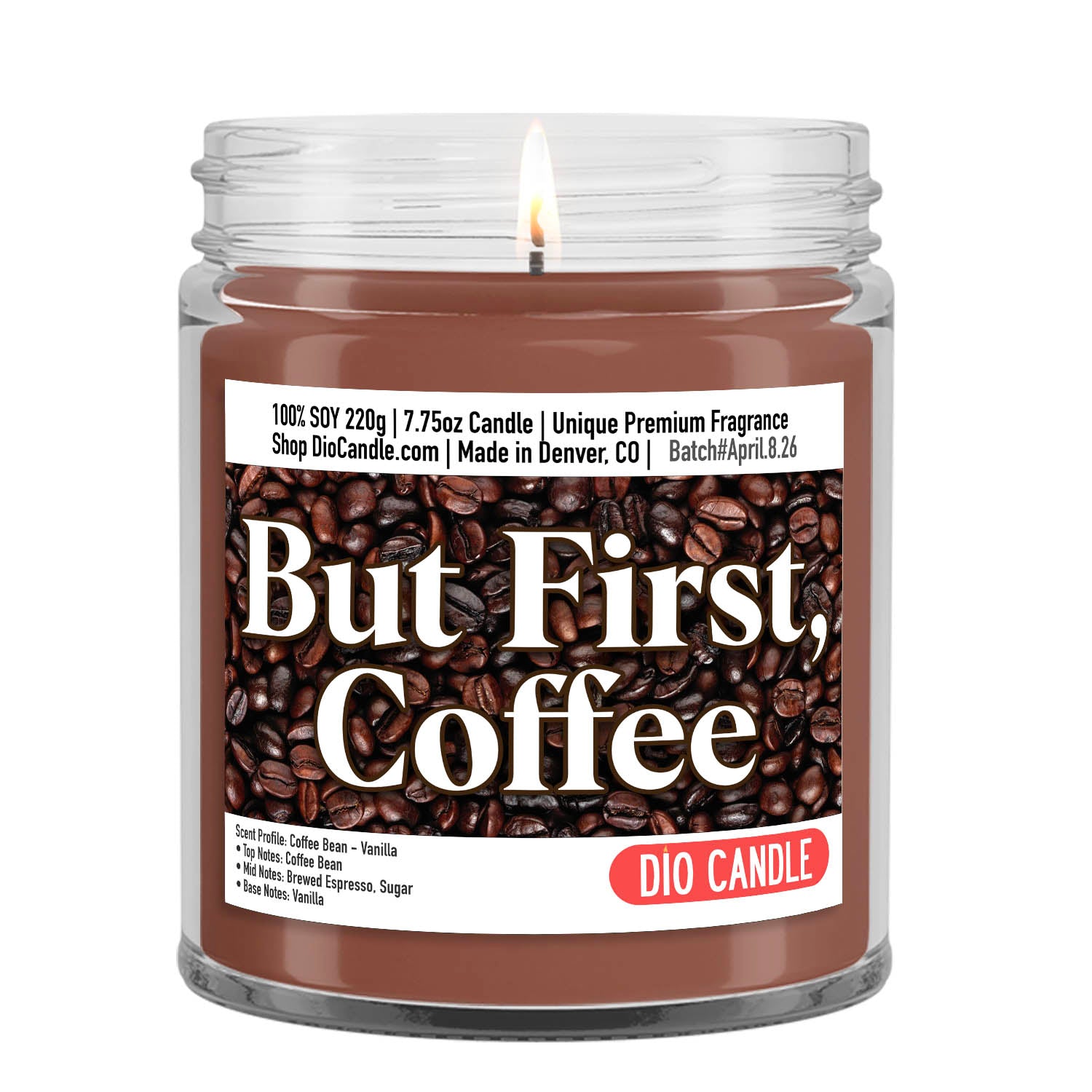 But First Coffee Candle