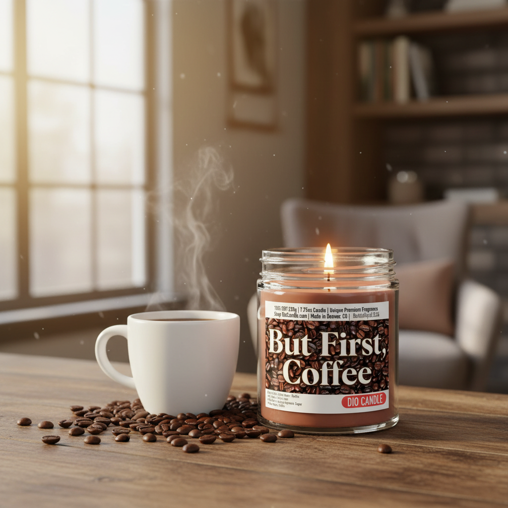 But First Coffee Candle