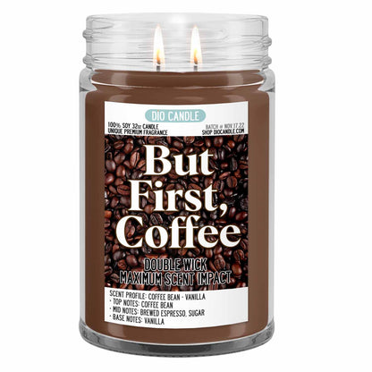 But First Coffee Candle
