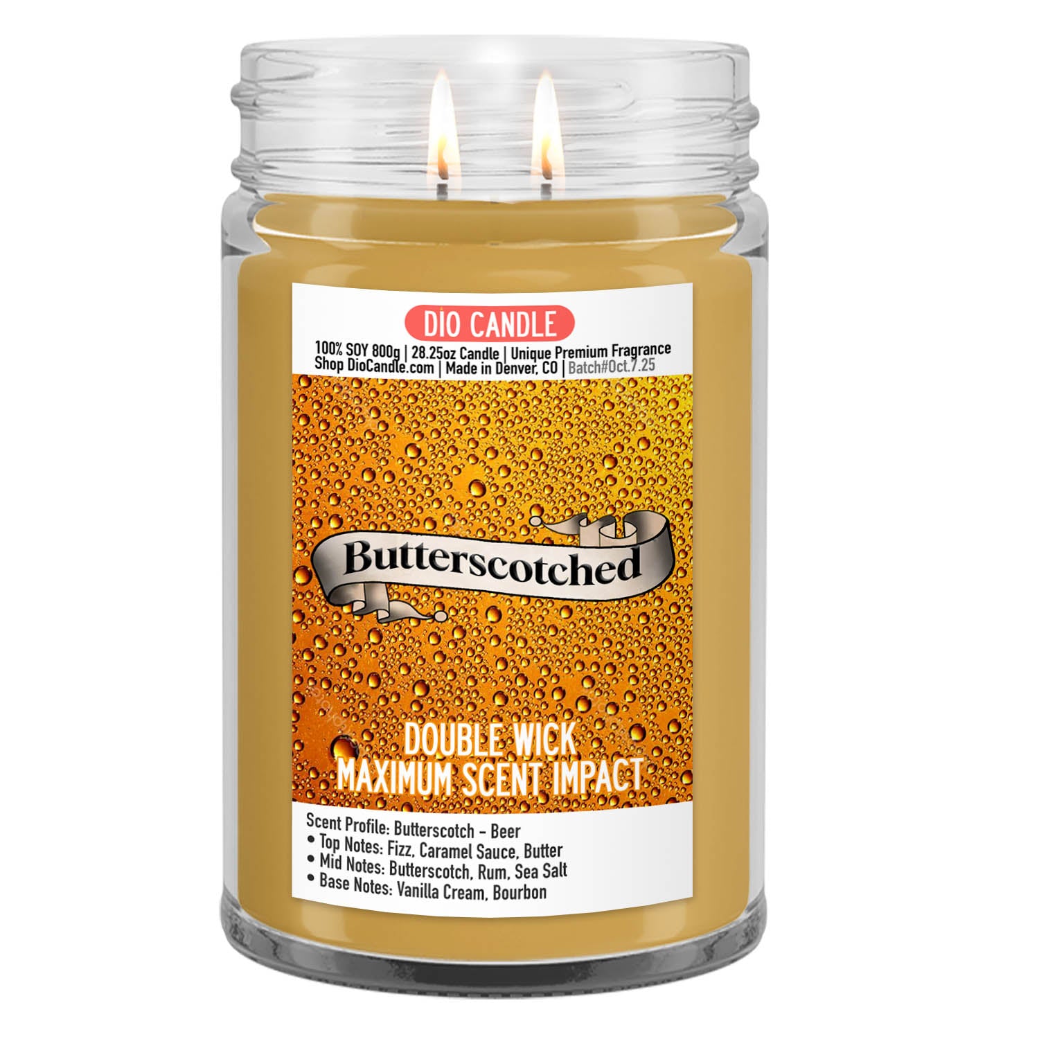 Butterscotched Candle