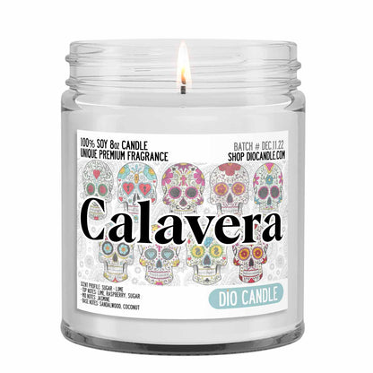 Calavera Candle