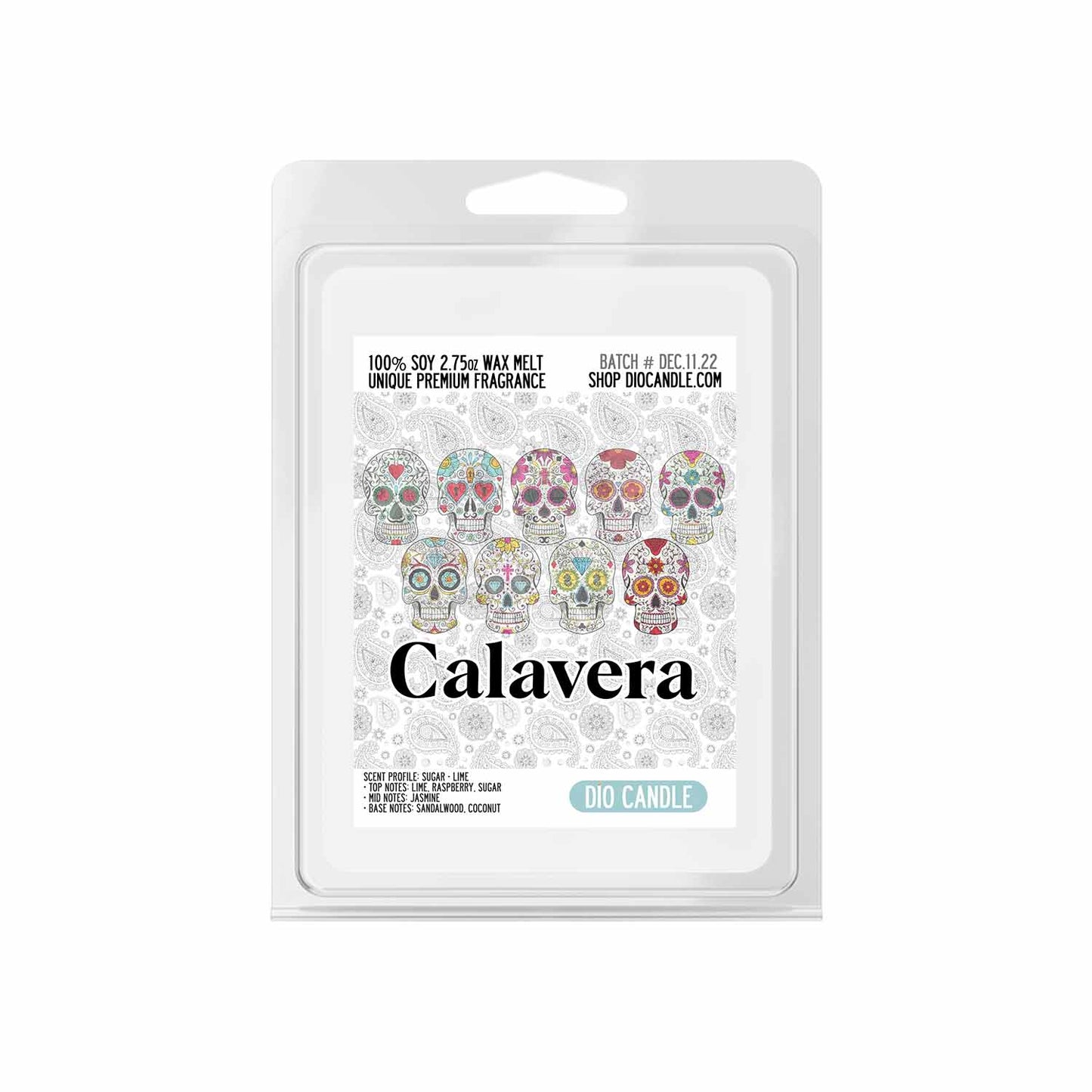 Calavera Candle