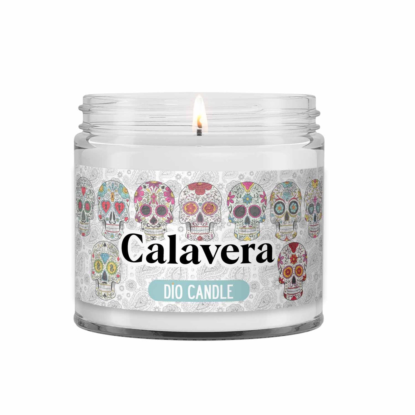 Calavera Candle