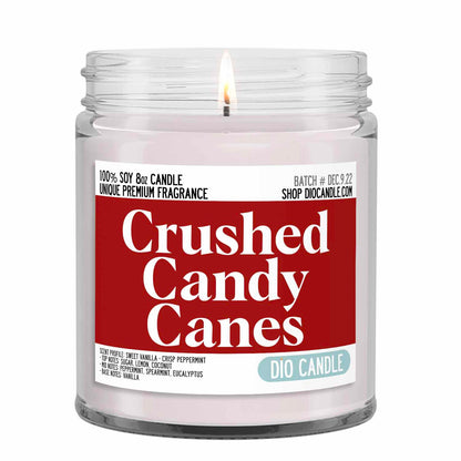 Crushed Candy Canes Candle