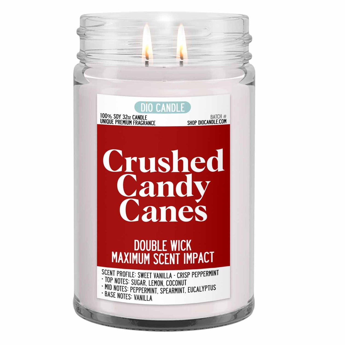 Crushed Candy Canes Candle