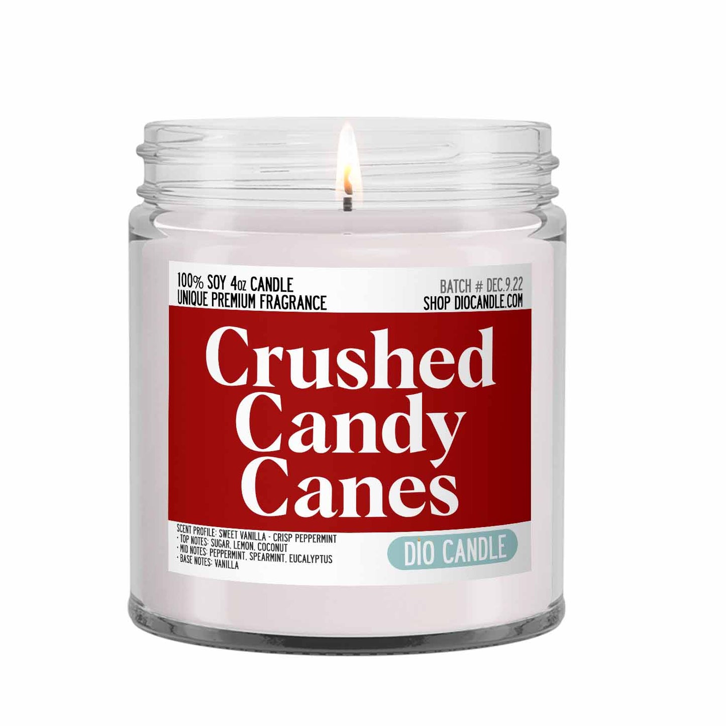 Crushed Candy Canes Candle