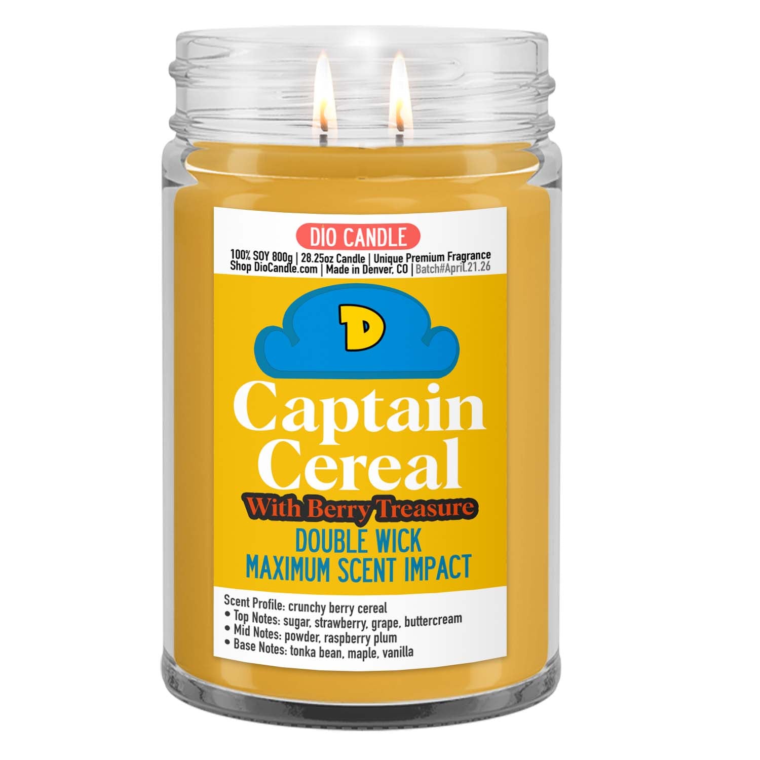 Captain Cereal Candle
