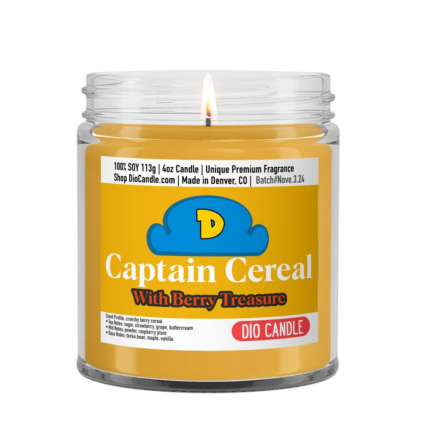 Captain Cereal Candle