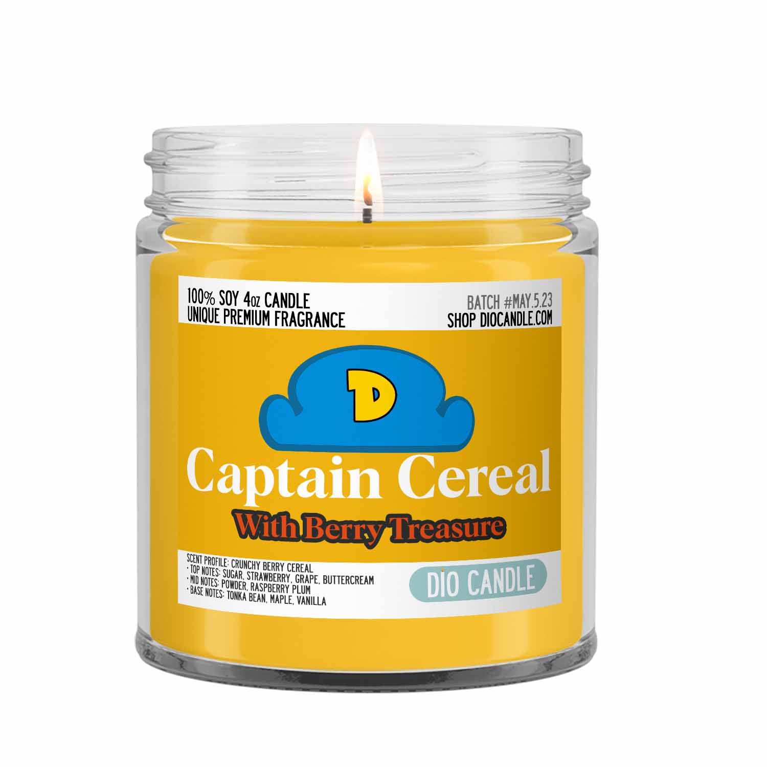 Captain Cereal Candle