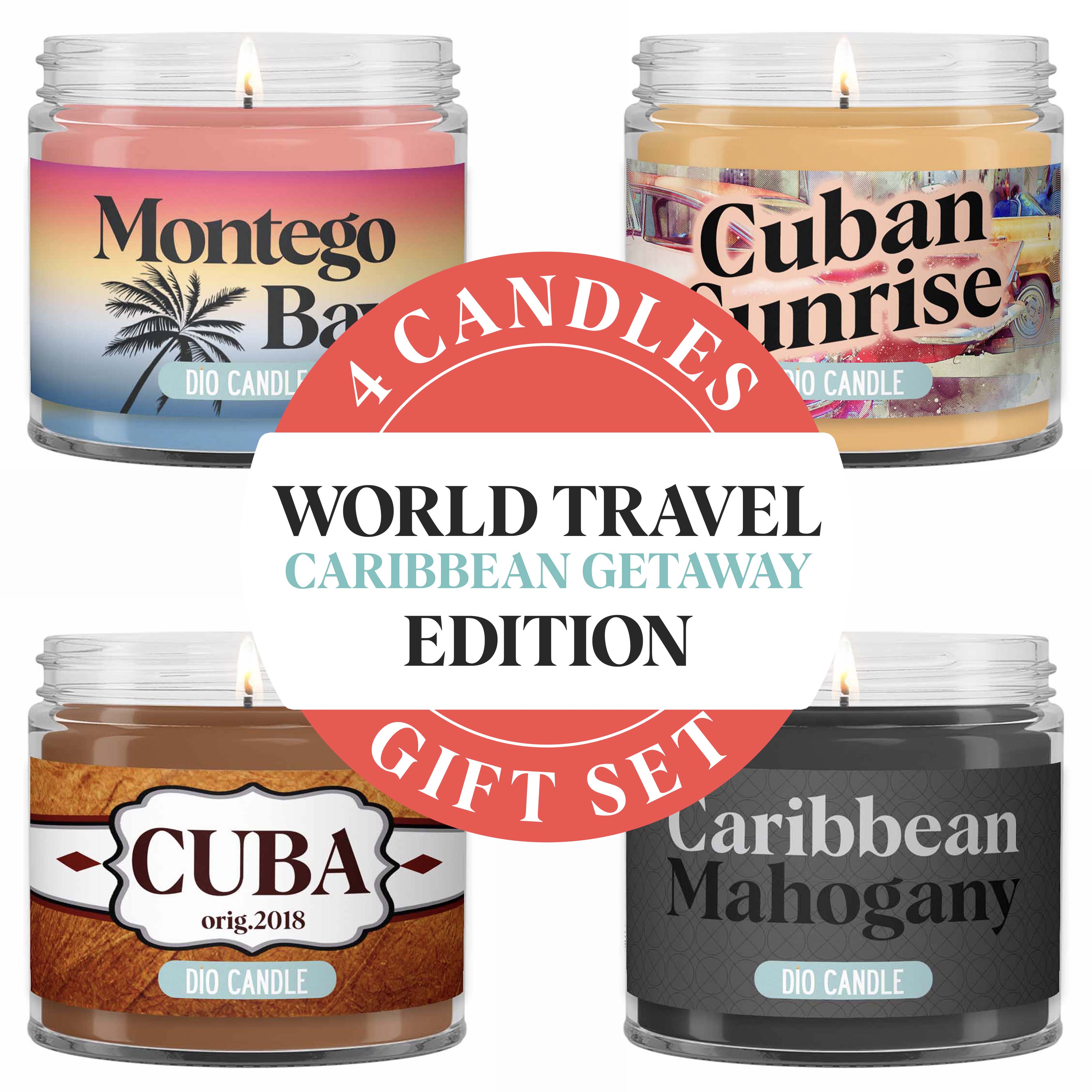 Caribbean Getaway Candle Gift Set