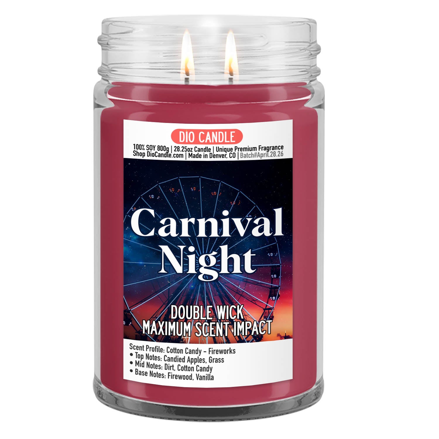 Carnival Night Candle