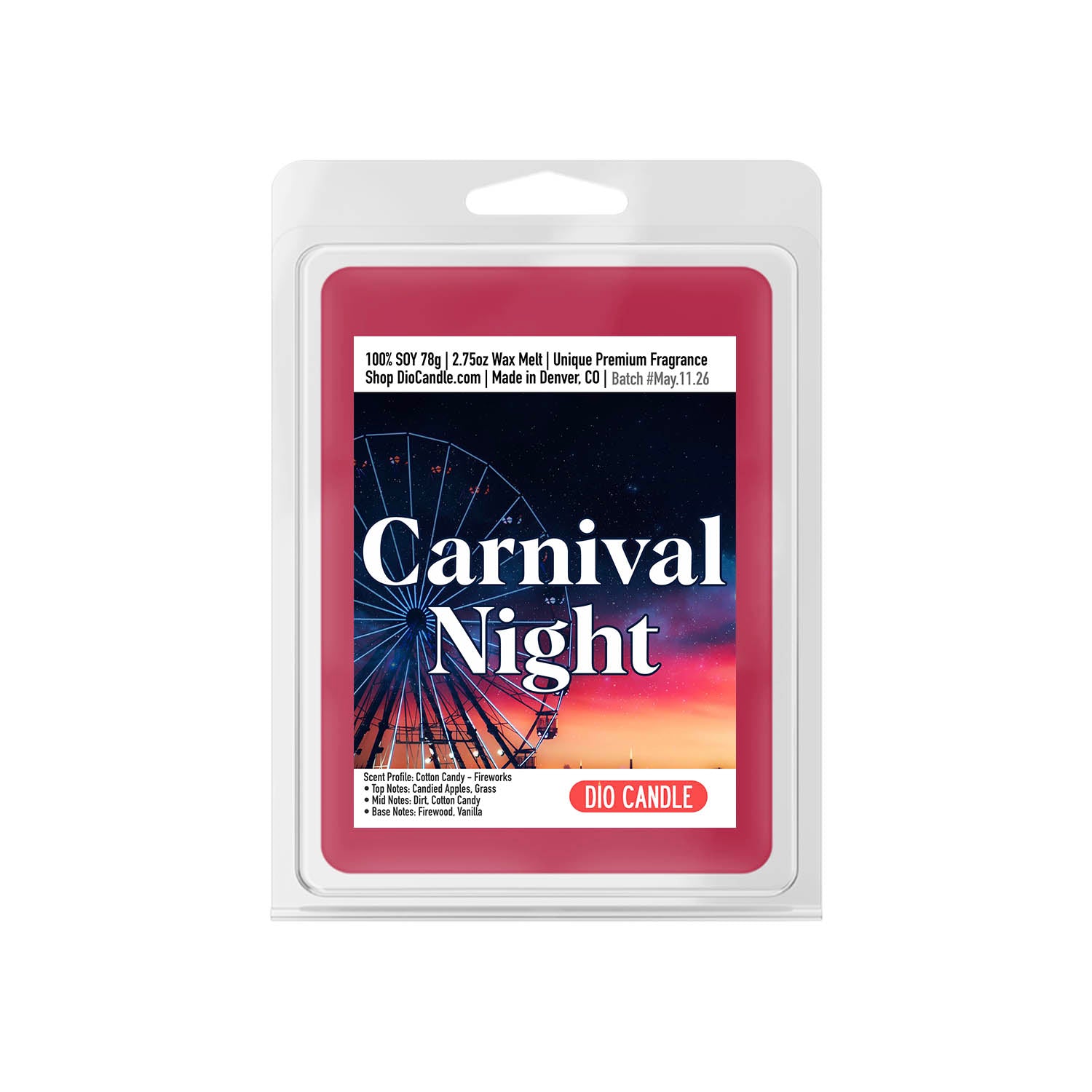 Carnival Night Candle