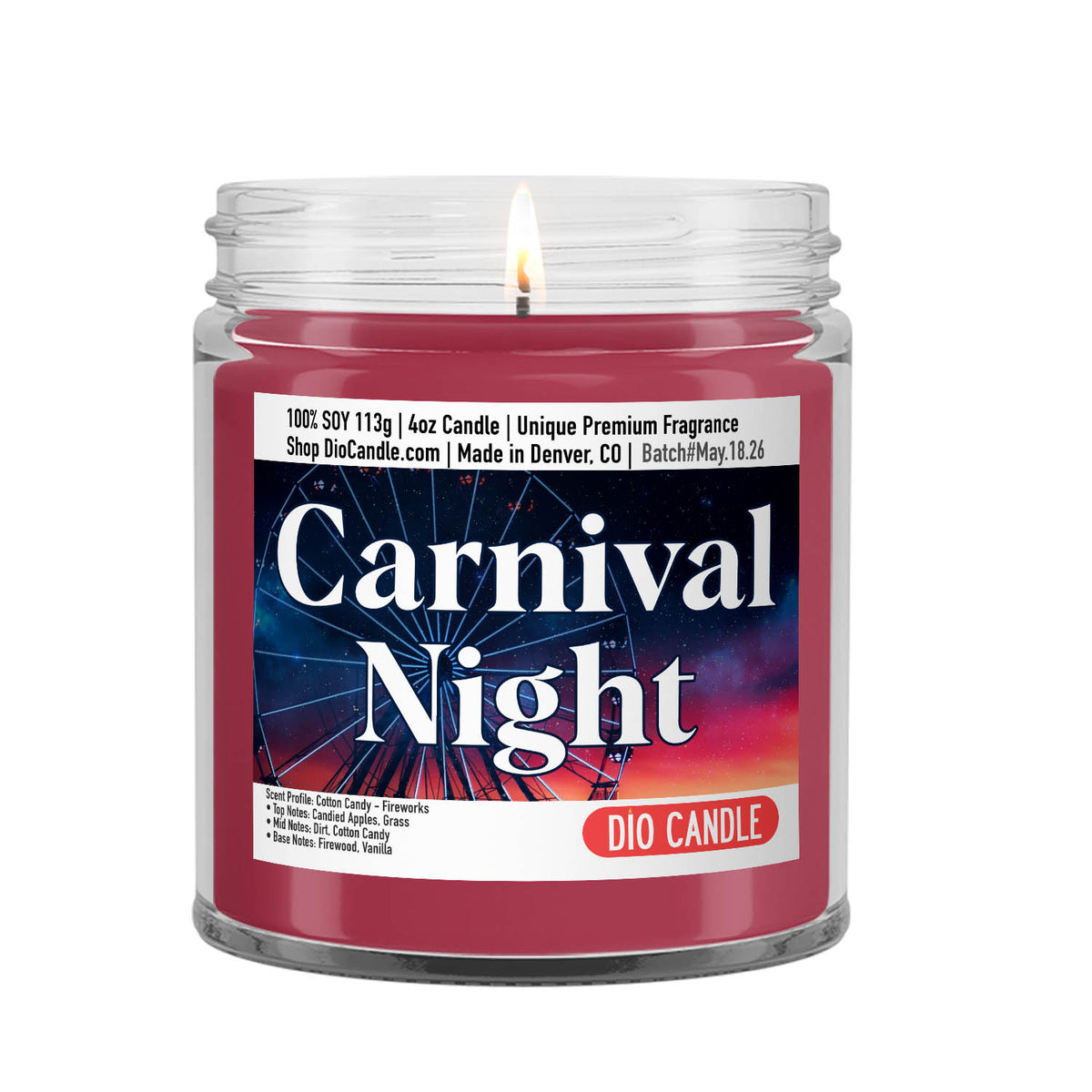 Carnival Night Candle