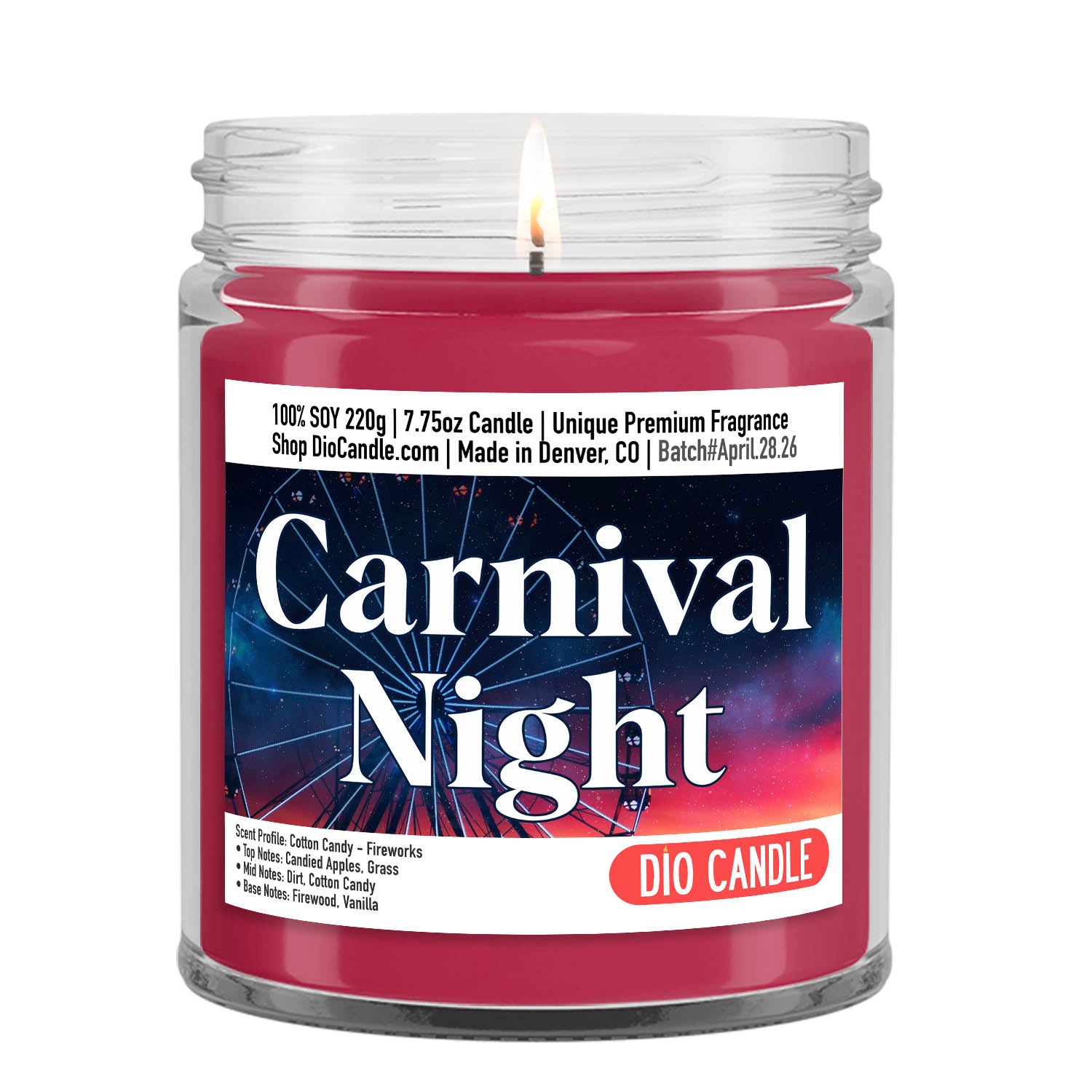 Carnival Night Candle