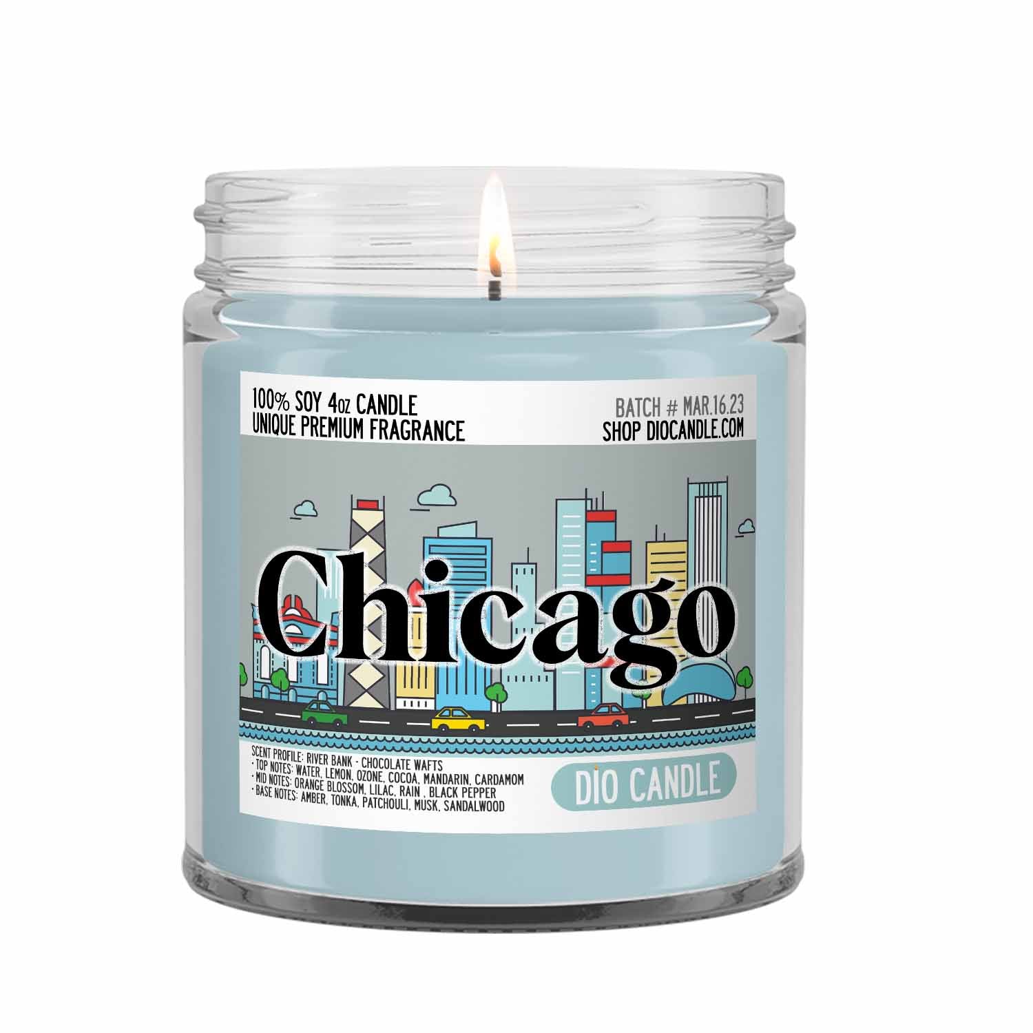 Chicago Candles - Rich Chocolate Scented Candle