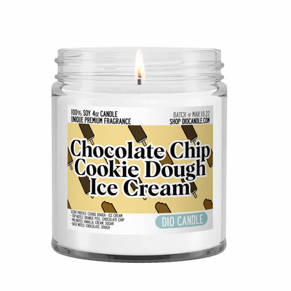 Chocolate Chip Cookie Dough Ice Cream Candle