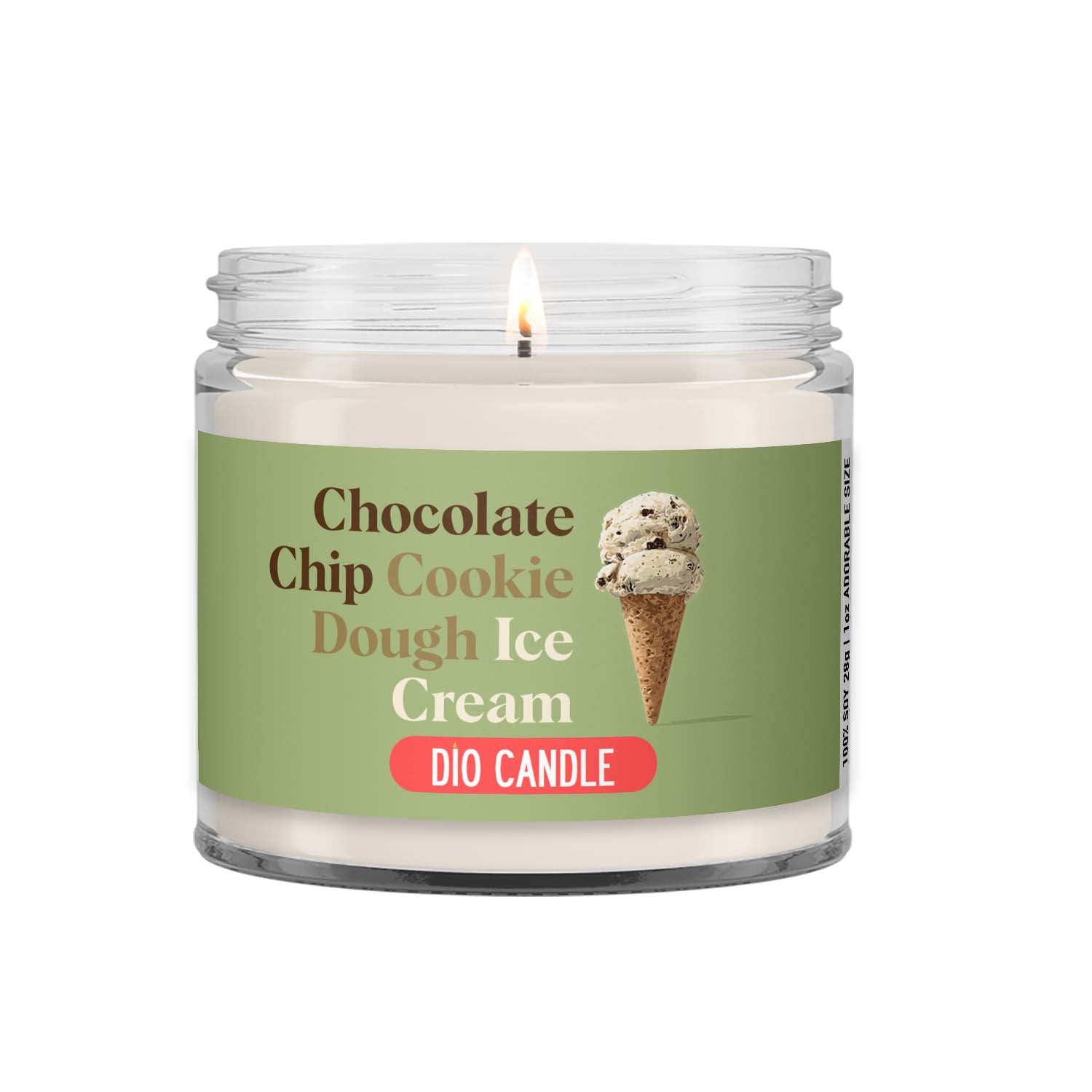 Chocolate Chip Cookie Dough Ice Cream Candle