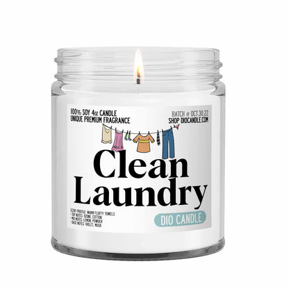 Clean Laundry Mother's Day Candle