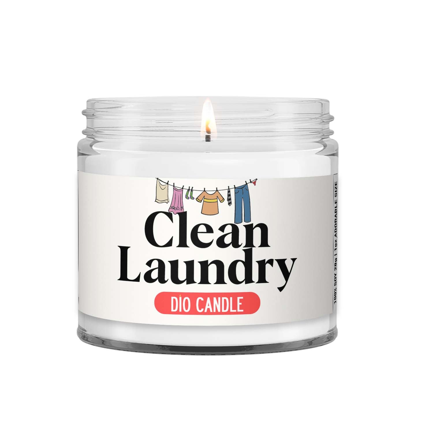 Clean Laundry Mother's Day Candle