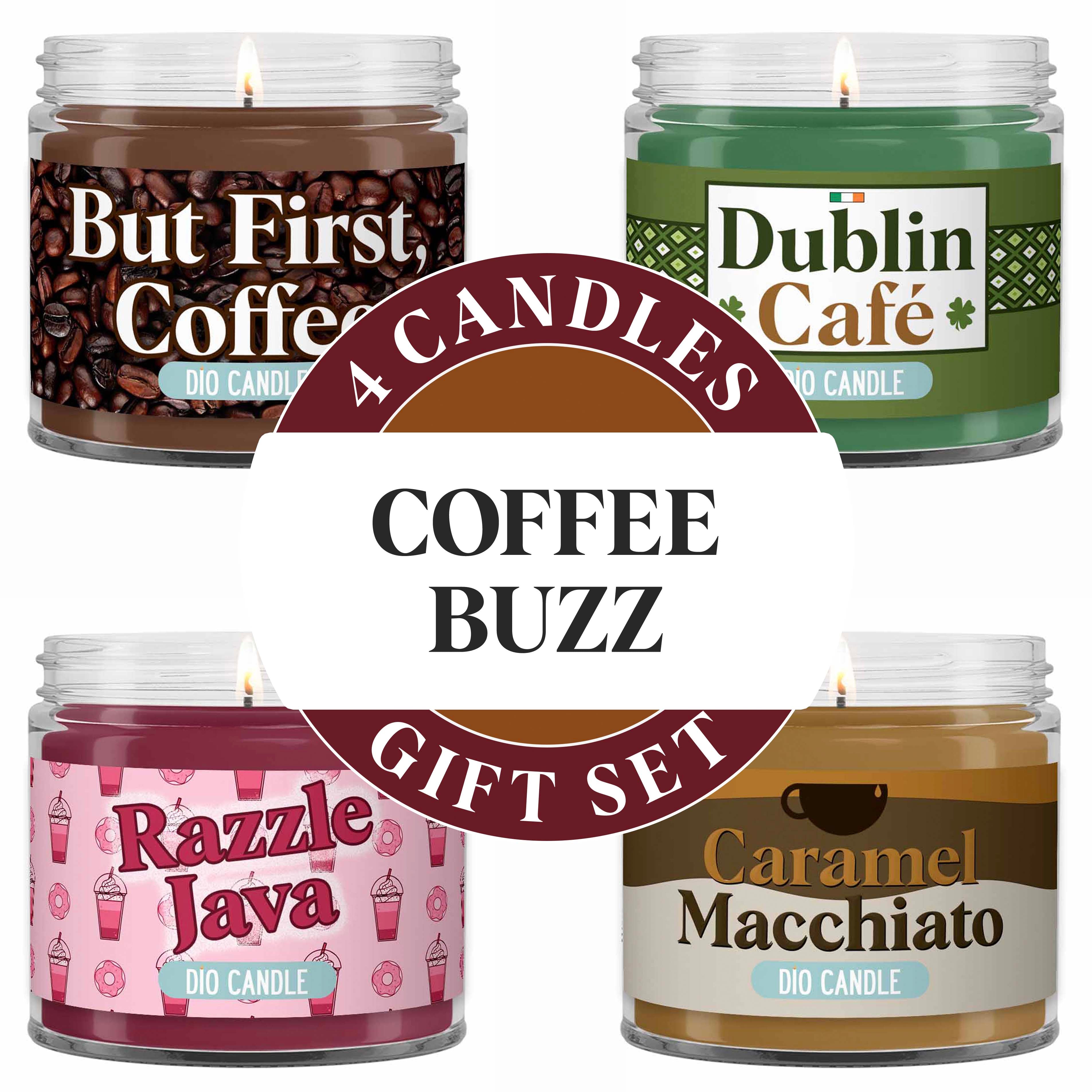 Coffee Buzz Candle Gift Set