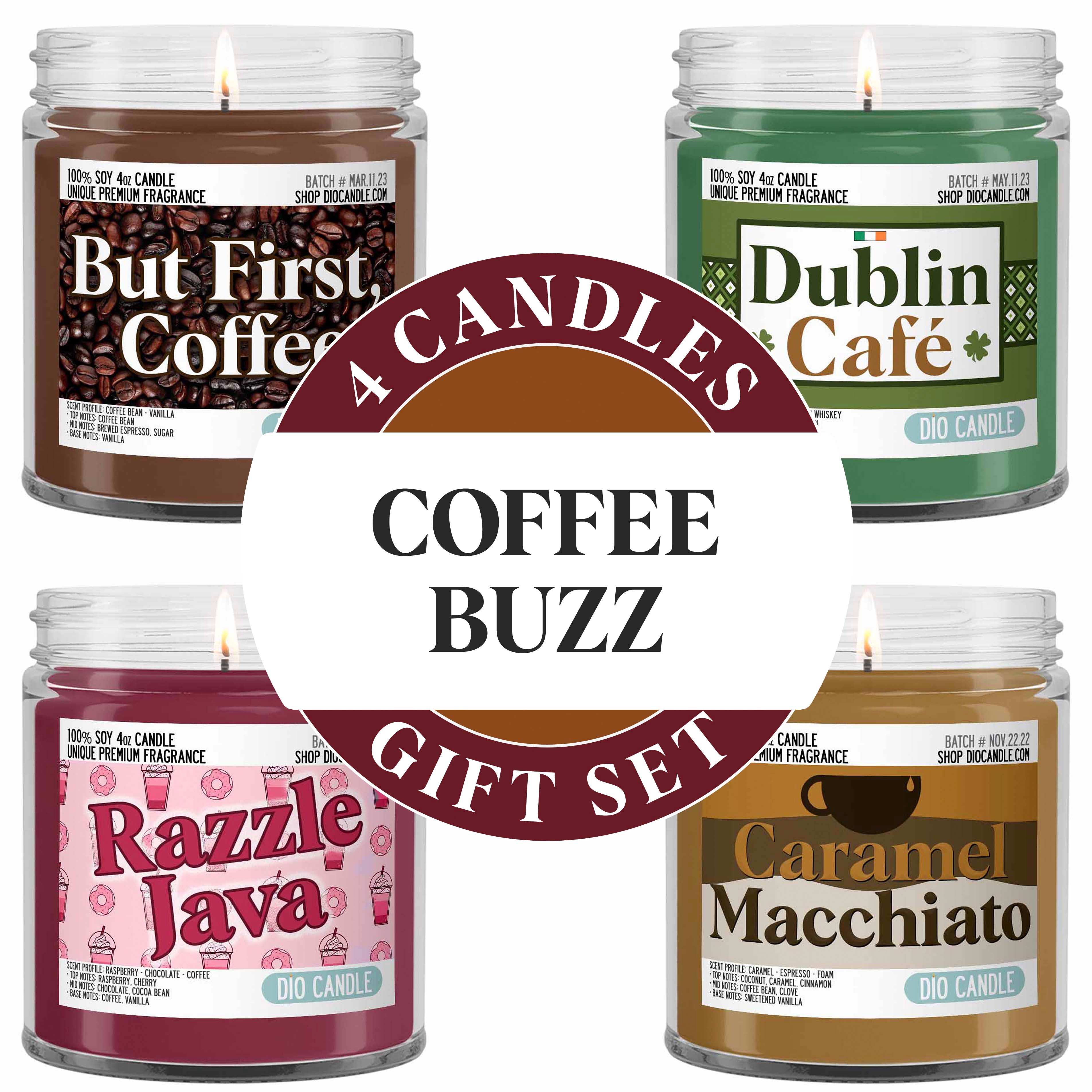 Coffee Buzz Candle Gift Set