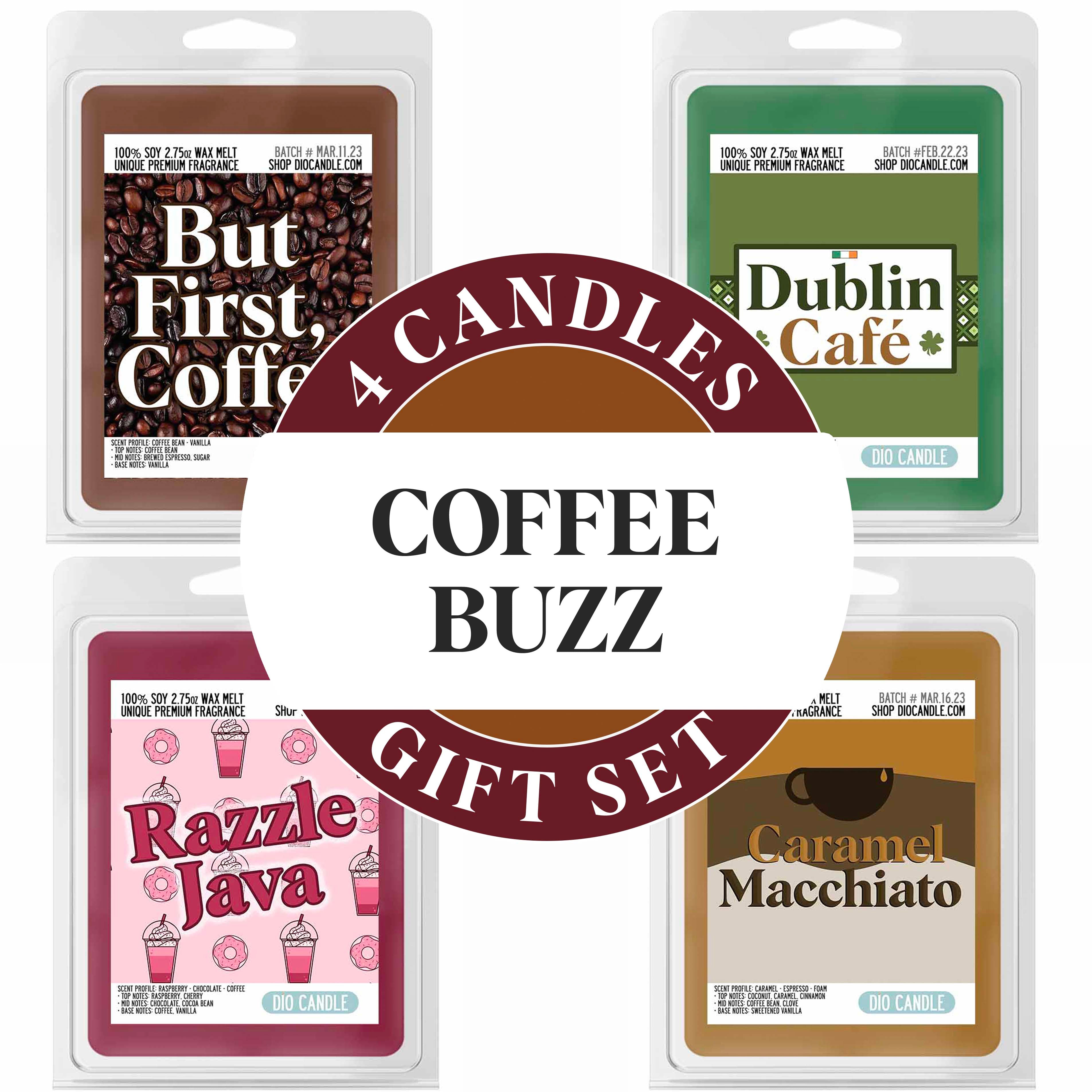 Coffee Buzz Candle Gift Set