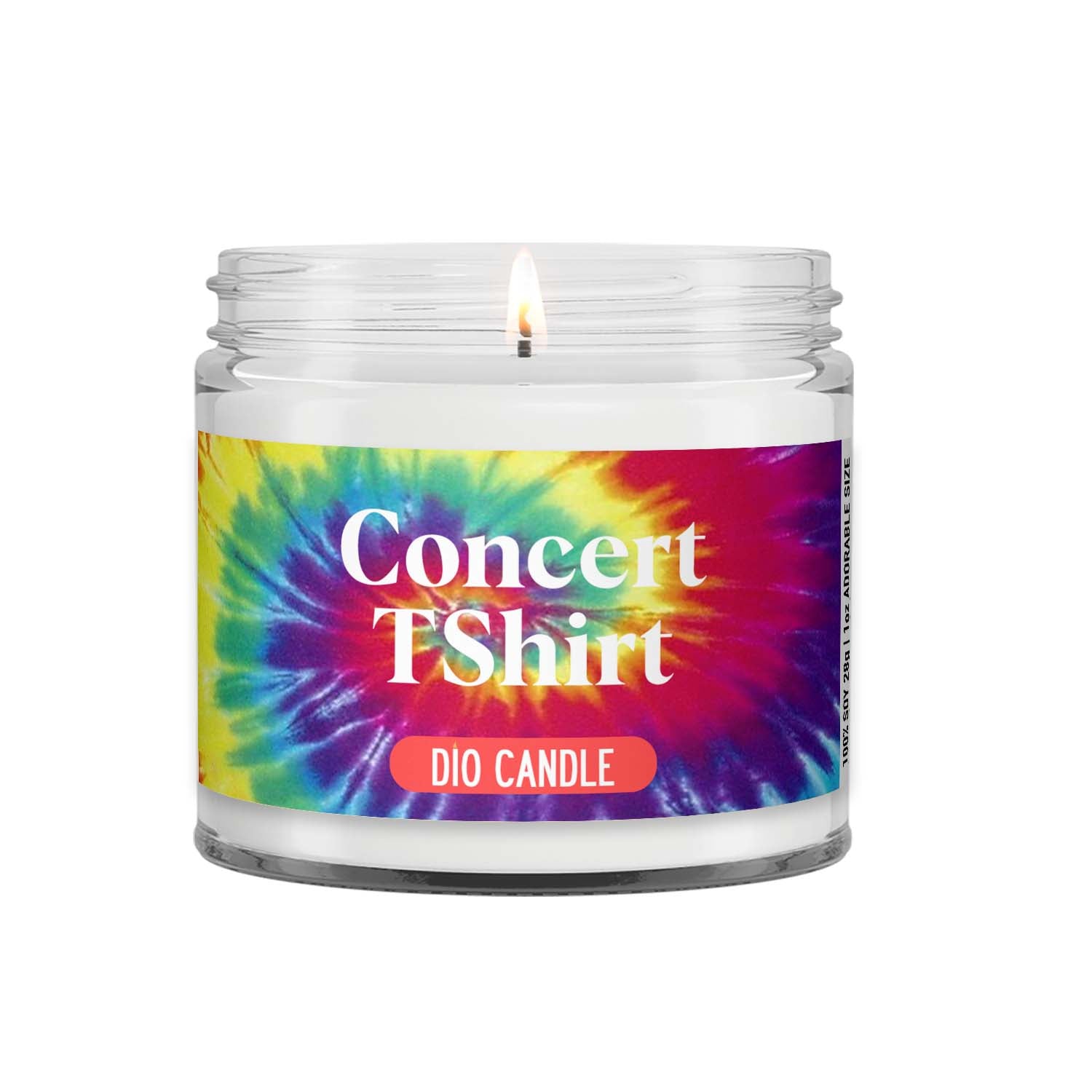 Concert Tee Shirt Candle