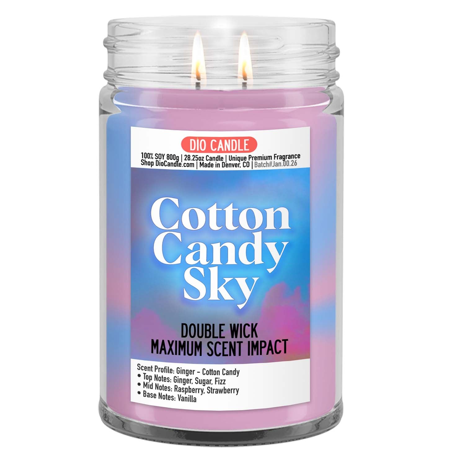 Cotton Candy Sky Candle