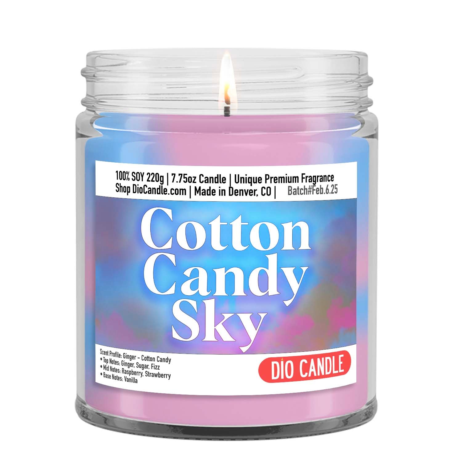 Cotton Candy Sky Candle