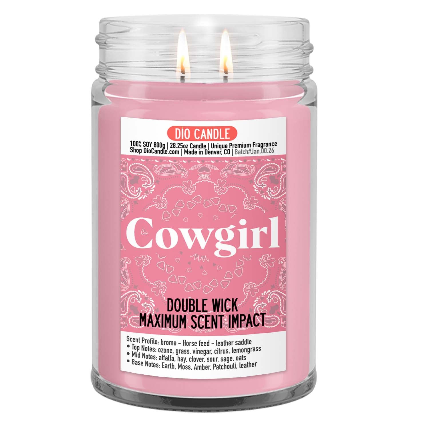 Cowgirl Candle