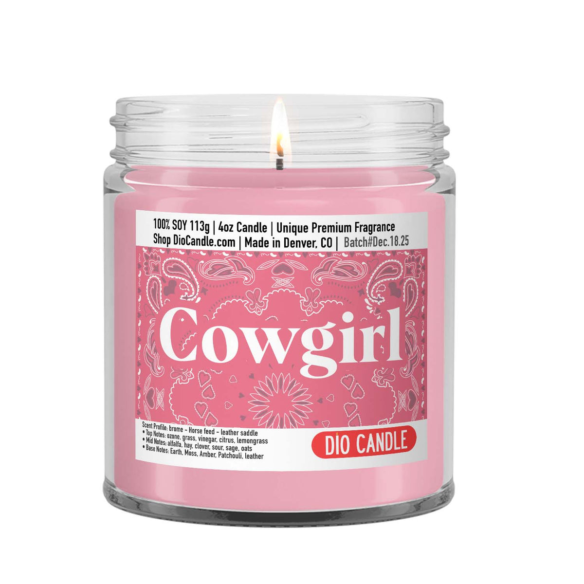 Cowgirl Candle