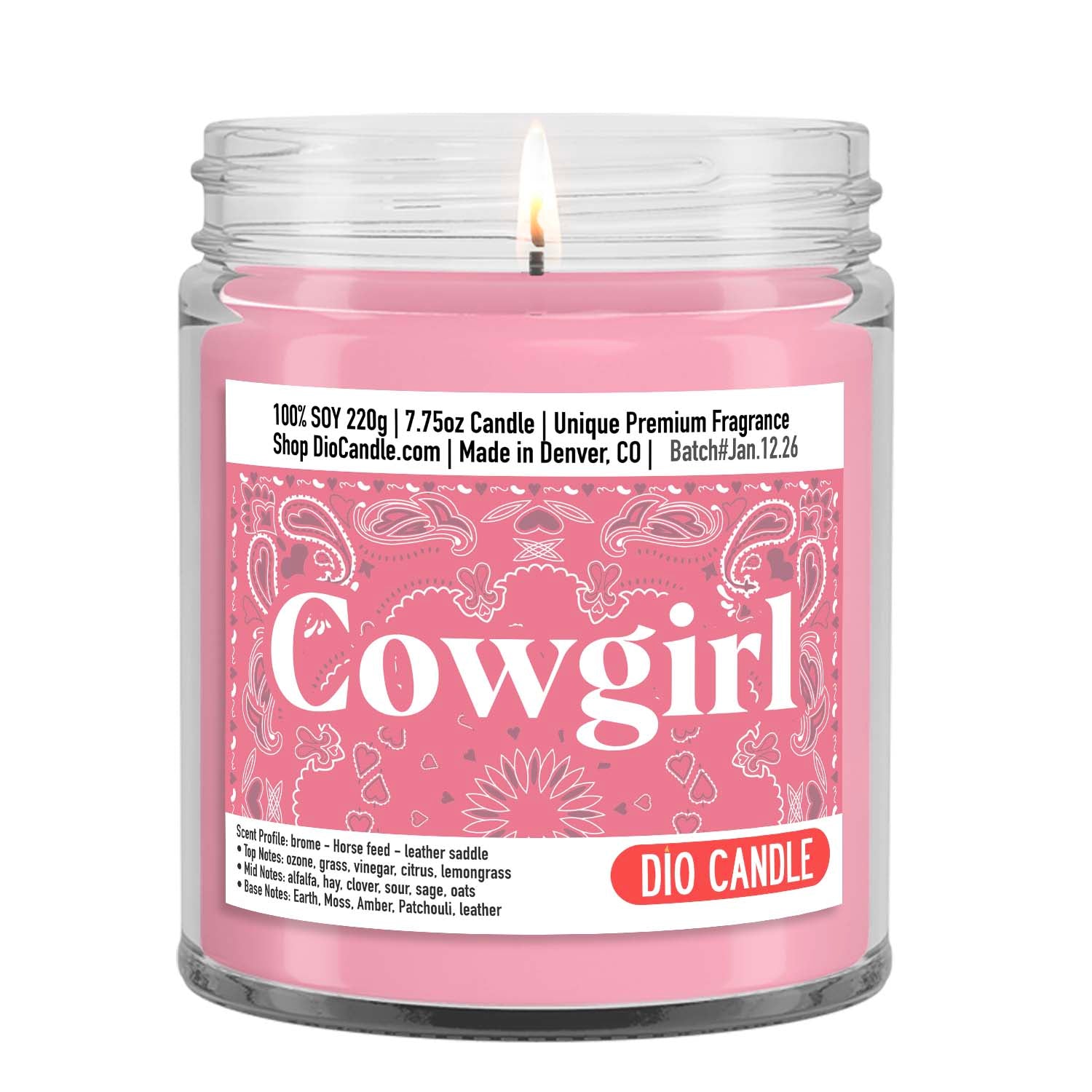 Cowgirl Candle