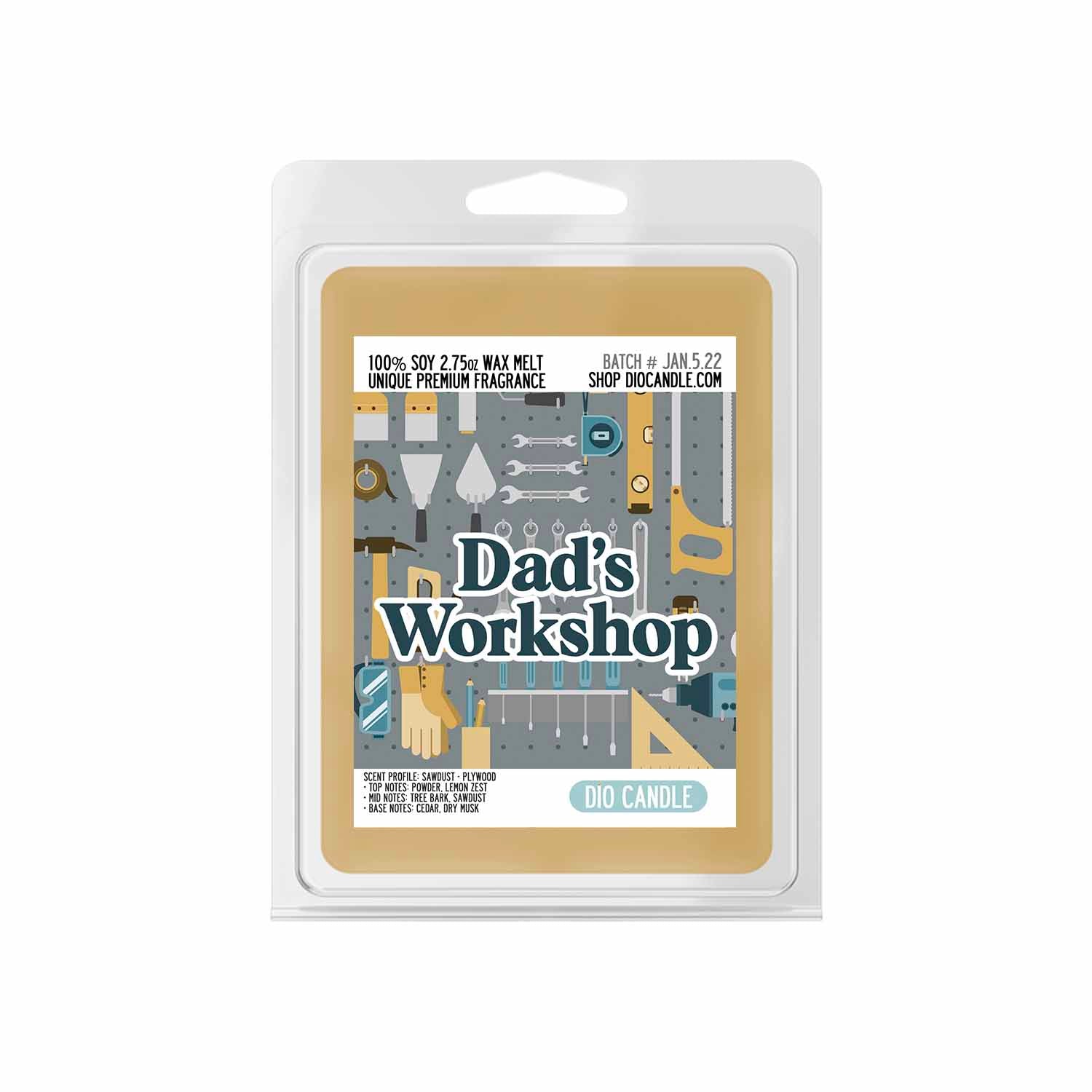 Father's Day Dad's Workshop Candle