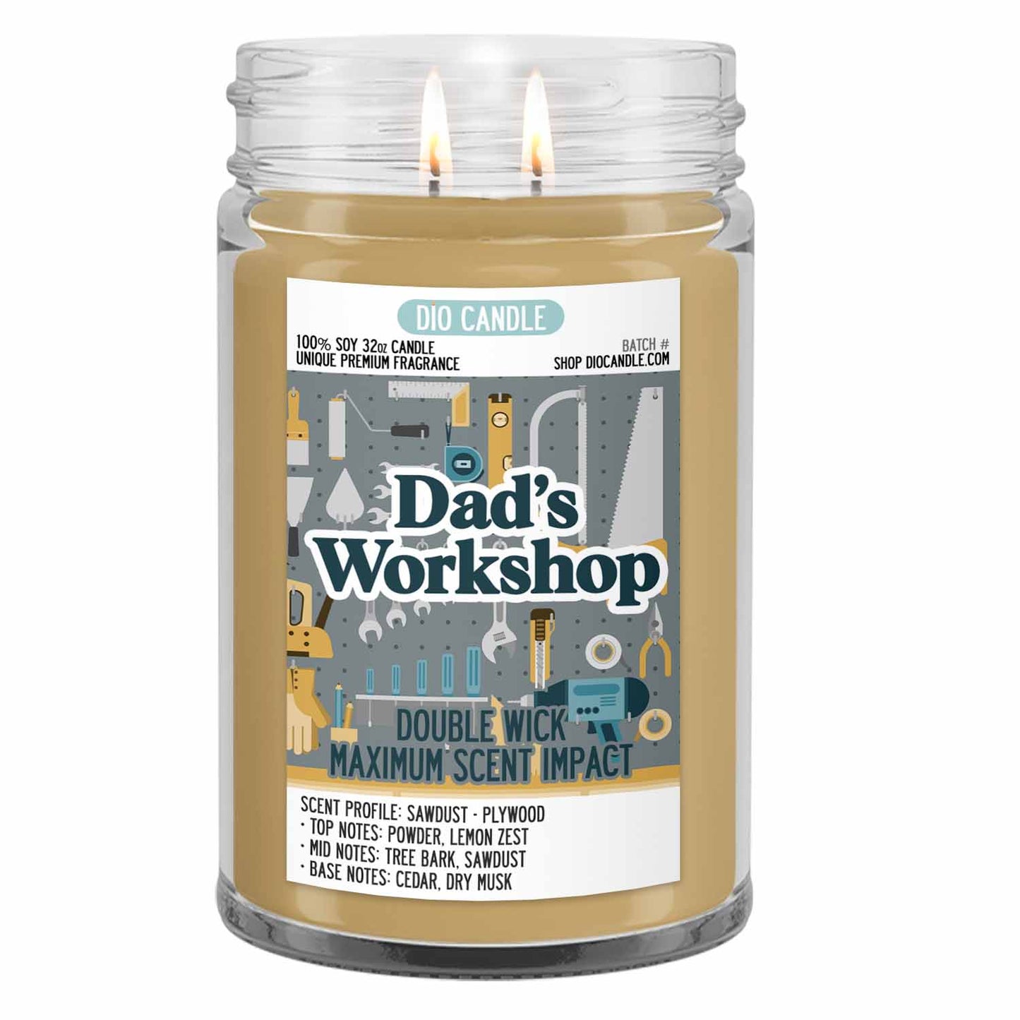 Father's Day Dad's Workshop Candle