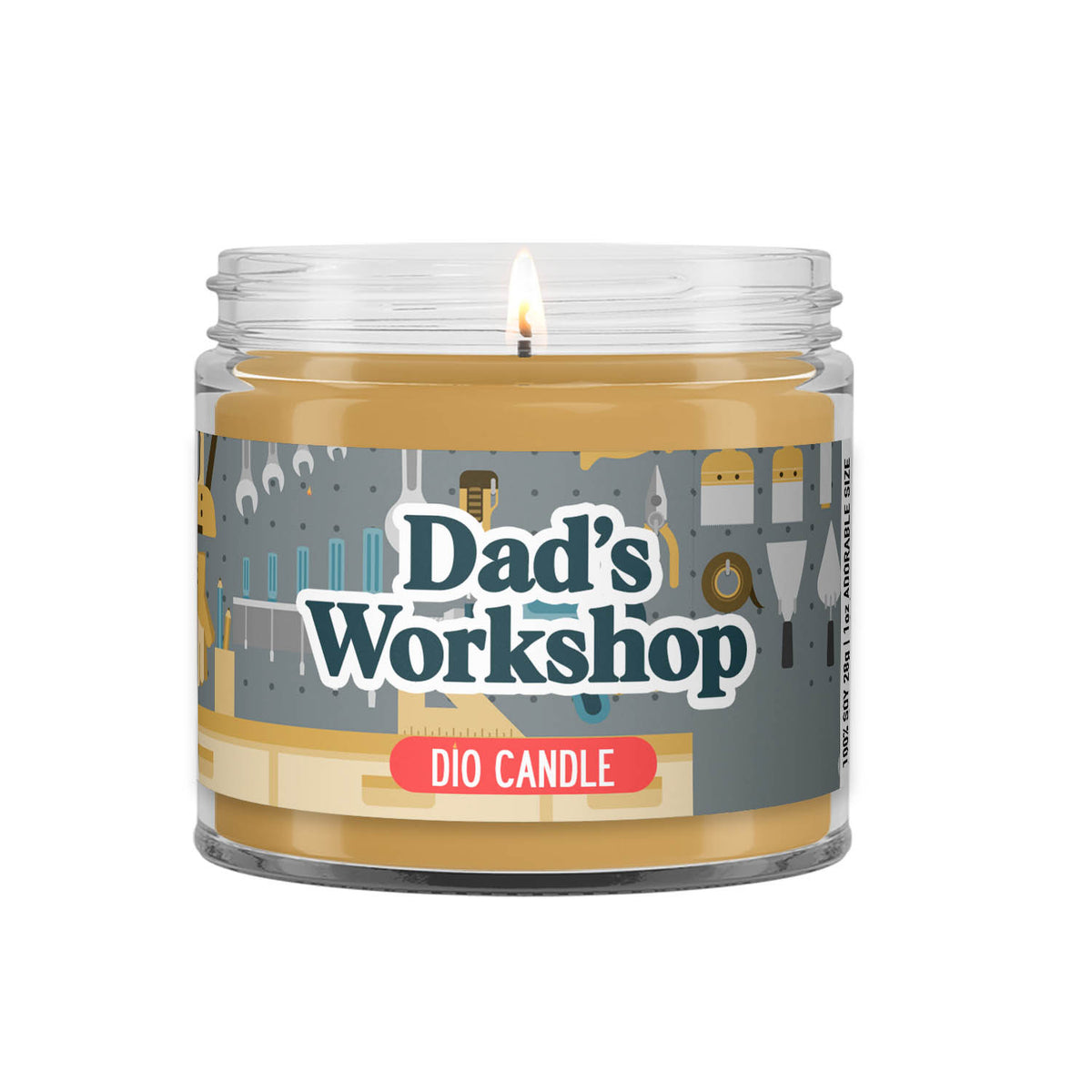 Father's Day Dad's Workshop Candle