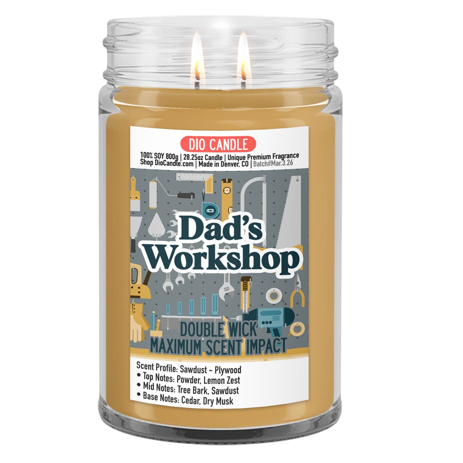Father's Day Dad's Workshop Candle