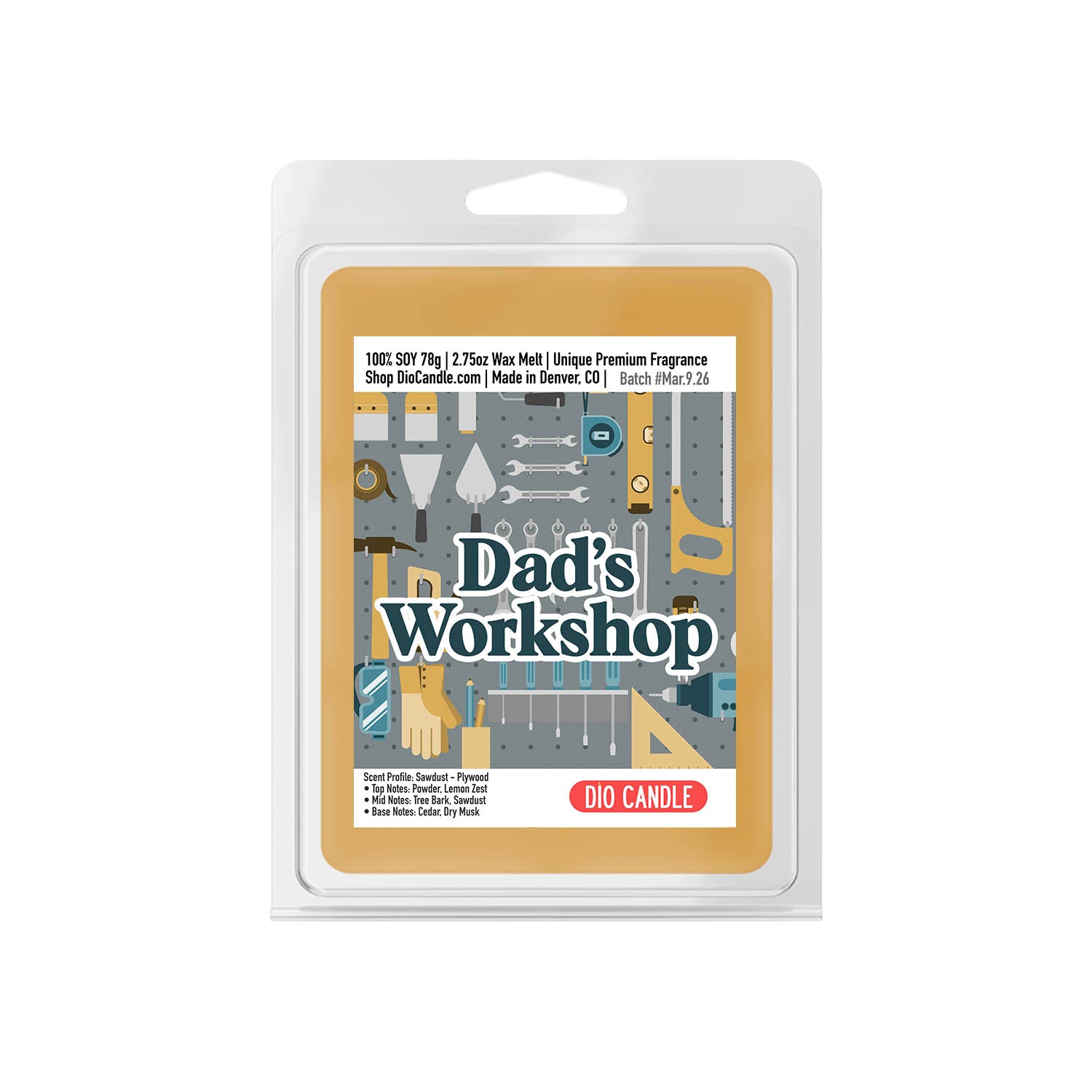 Father's Day Dad's Workshop Candle