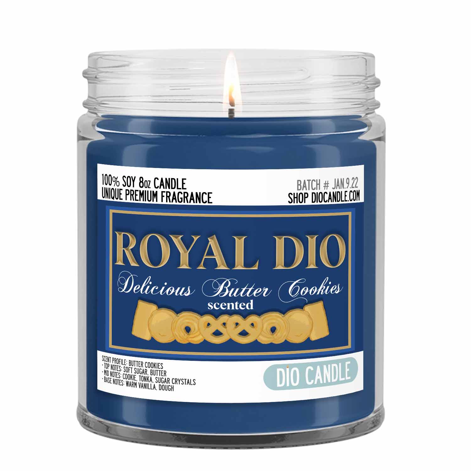 Danish Tin Cookies Candle